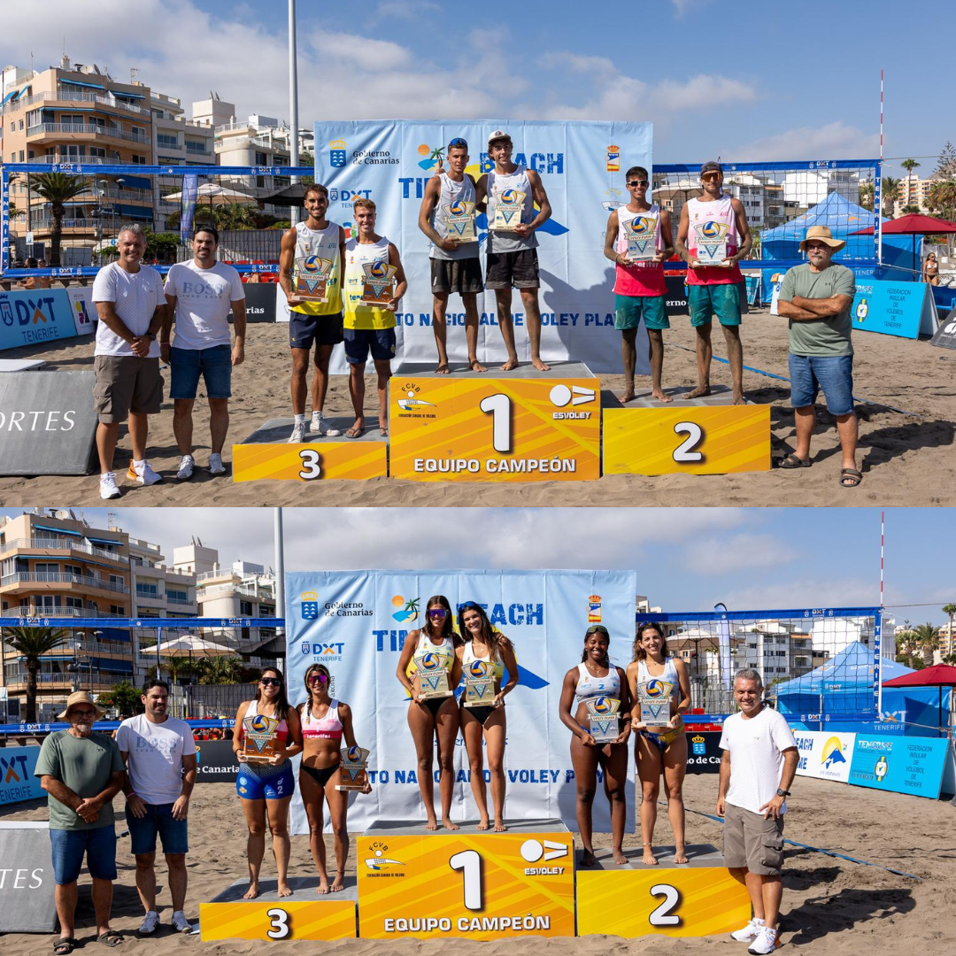 El DeporPlaya Los Cristianos ya tiene las parejas campeonas del CNVP 2025