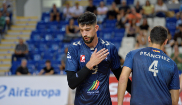 Ángel Rodríguez, pólvora para el ataque del Club Vóley Palma