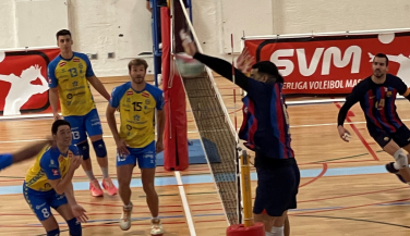 CV Guaguas sigue invicto tras derrotar a Barça Voleibol en cuatro sets