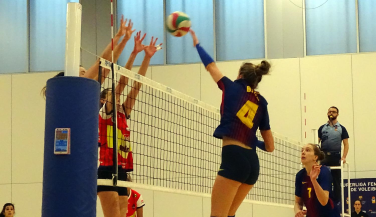 Ajustada victoria del Minis Arluy VB Logroño en Barcelona