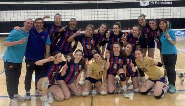 El Barça CVB cierra una Liga regular perfecta