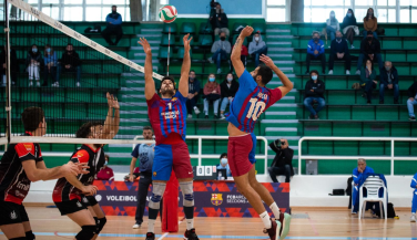 Contundente victoria del Barça Voleibol ante Xátiva VB