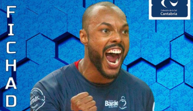 El colocador Felipe Santos, primer refuerzo internacional de Voley Textil Santanderina