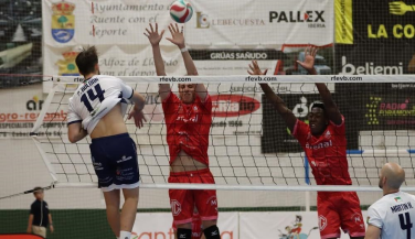 Voley Textil Santanderina se estrena con triunfo solvente ante Arenal Emevé