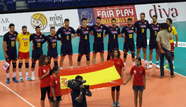 Contundente victoria de la selección masculina sobre Suiza en el Preeuropeo