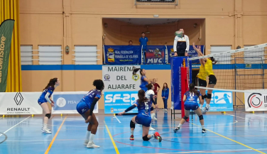 Mairena Vóley se hace fuerte en casa para vencer a Hidramar Gran Canaria en tres sets 