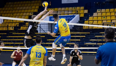 El central del CV Guaguas Martín Ramos hace balance de sus primeras semanas en el club amarillo