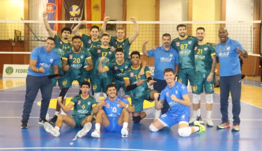 CV Melilla asegura su continuidad en la Challenge Cup tras su victoria ante el Spartak Myjava