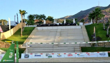 Todo listo para que comience la final del Campeonato de España de Voley Playa