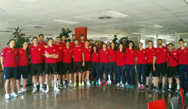 Las selecciones absolutas coinciden en el CAR de Sant Cugat