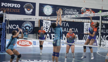 Aceites Abril Voleyourense consigue su primer punto en Superliga Femenina 2