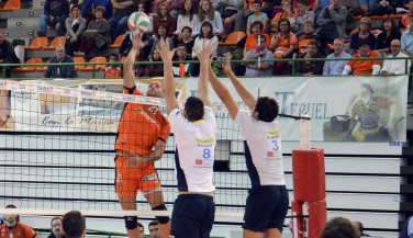 Victoria en tres sets de CV Teruel sobre CV Mediterráneo