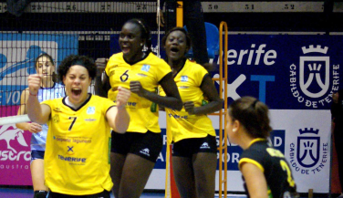 Janine Sandell, MVP de la segunda jornada de la lucha por el título.