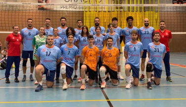 CUV Alcorcón comienza la segunda vuelta cediendo ante Volei Dumbría