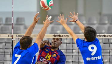 Barça Voleibol asegura la fase de ascenso en la 16ª jornada