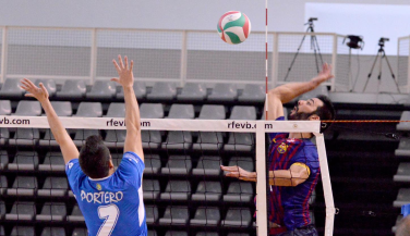 Barça Voleibol suma el primer punto de la temporada