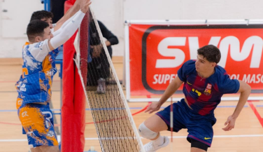 Los blaugranas de Barça Voleibol son contundentes en su debut