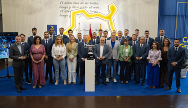 El Cabildo de Gran Canaria felicita al CV Guaguas, campeón invicto de la SVM 2023