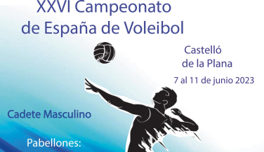 Castellón alberga por tercer año consecutivo el Campeonato de España Cadete Masculino