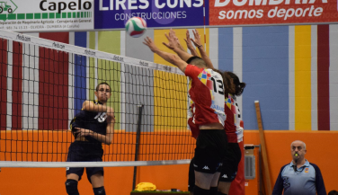 Victoria clara de Voleibol Dumbria sobre CyL Palencia 2020