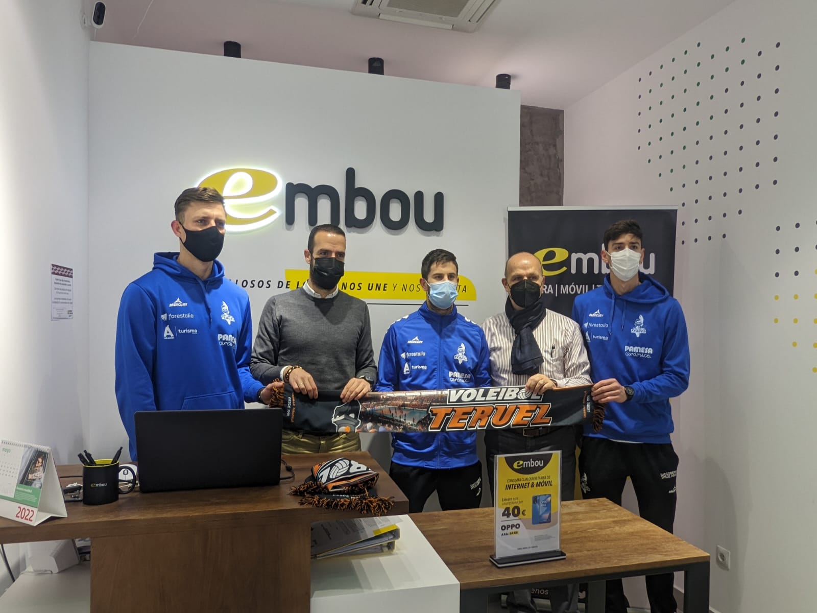 Embou y CV Teruel prolongan su compromiso