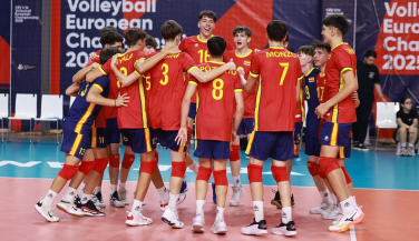 Claro triunfo de España sobre Armenia en el #EurovolleyU16M