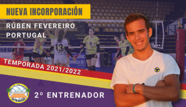Rúben Fevereiro será el segundo entrenador del CV Sayre Centro Comercial La Ballena.