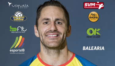 Germán Galdón, colocador de Ushuaïa Ibiza Voley, MVP de la jornada en la SVM