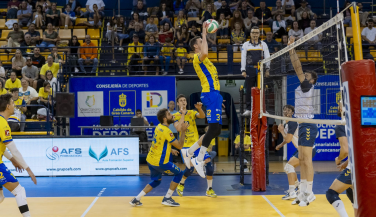 CV Guaguas vence a Club Vóley Palma y acaba como campeón de la Liga Regular en la penúltima jornada