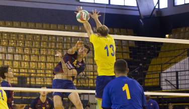 Victoria incontestable del CV Guaguas ante el Barça