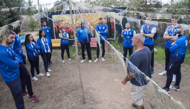 Melilla Sport Capital visita el vivero de Guelaya