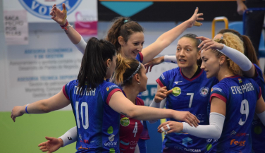 OSACC Haro Rioja Vóley se acerca a la Copa al vencer a CV Sayre CC La Ballena