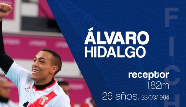 Extremadura CPV confirma la llegada del internacional peruano Álvaro Hidalgo