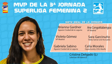 Gabriela Sabino, MVP de la tercera jornada de la SF2