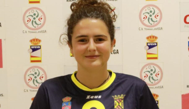 La colocadora de CV Torrelavega Lara Diaz, MVP De la jornada en SF2