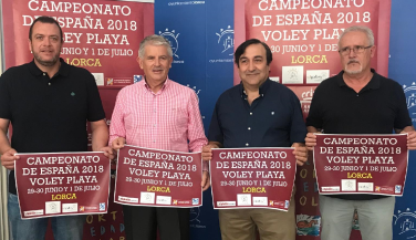 Presentado en Lorca el CESA Cadete de Vóley Playa