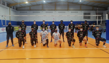 Igualado partido entre el Club Voleibol Mediterráneo y el CEVOL Torredembarra.