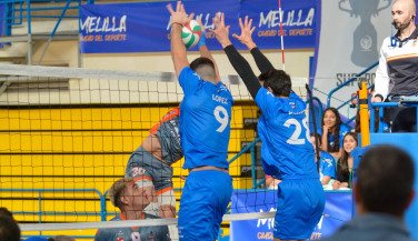 CV Melilla gana el primer partido de los cuartos de final con una gran actuación