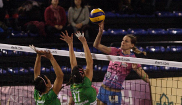 Naturhouse Ciudad de Logroño no puede con la potencia francesa en Copa CEV