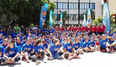 La selección femenina visita el Evento Pequevoley en Valencia