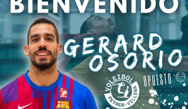 Gerard Osorio se incorpora a Voleibol Villena-Petrer