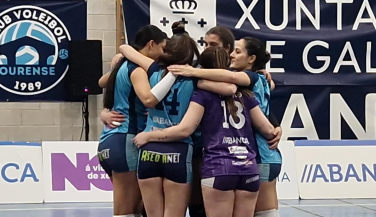 Aceites Abril Vóley Ourense arranca la pretemporada en A Coruña