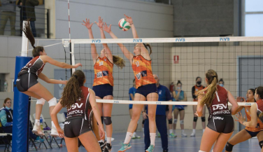 El DSV Sant Cugat consigue sumar tres puntos en casa ante CV Vall D,Hebrón