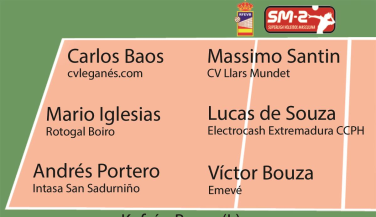 Massimo Santin (CV Llars Mundet) MVP de la jornada de Superliga masculina 2