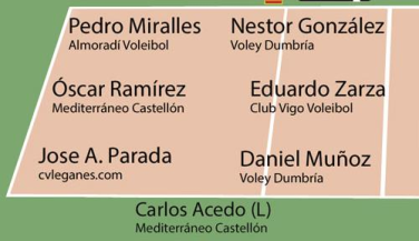 Nestor González de Vóley Dumbría, MVP de la jornada en SM2