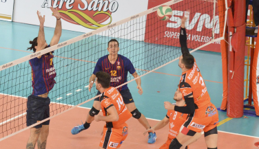 Victoria del Club Voleibol Teruel para despedirse de su afición hasta el año que viene.