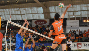 Sufrida victoria del Pamesa Teruel Voleibol ante el CV Melilla.