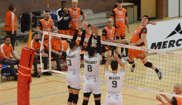Victoria peleada de Unicaja Costa de Almería ante un combativo Pamesa Teruel Voleibol
