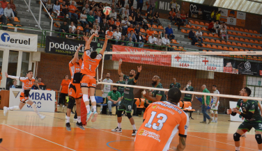 Pamesa Teruel Voleibol vence a Unicaja Costa de Almería y empata la eliminatoria