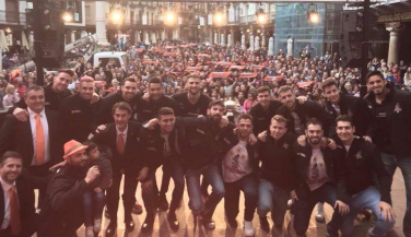 CV Teruel festejó con sus aficionados el triplete